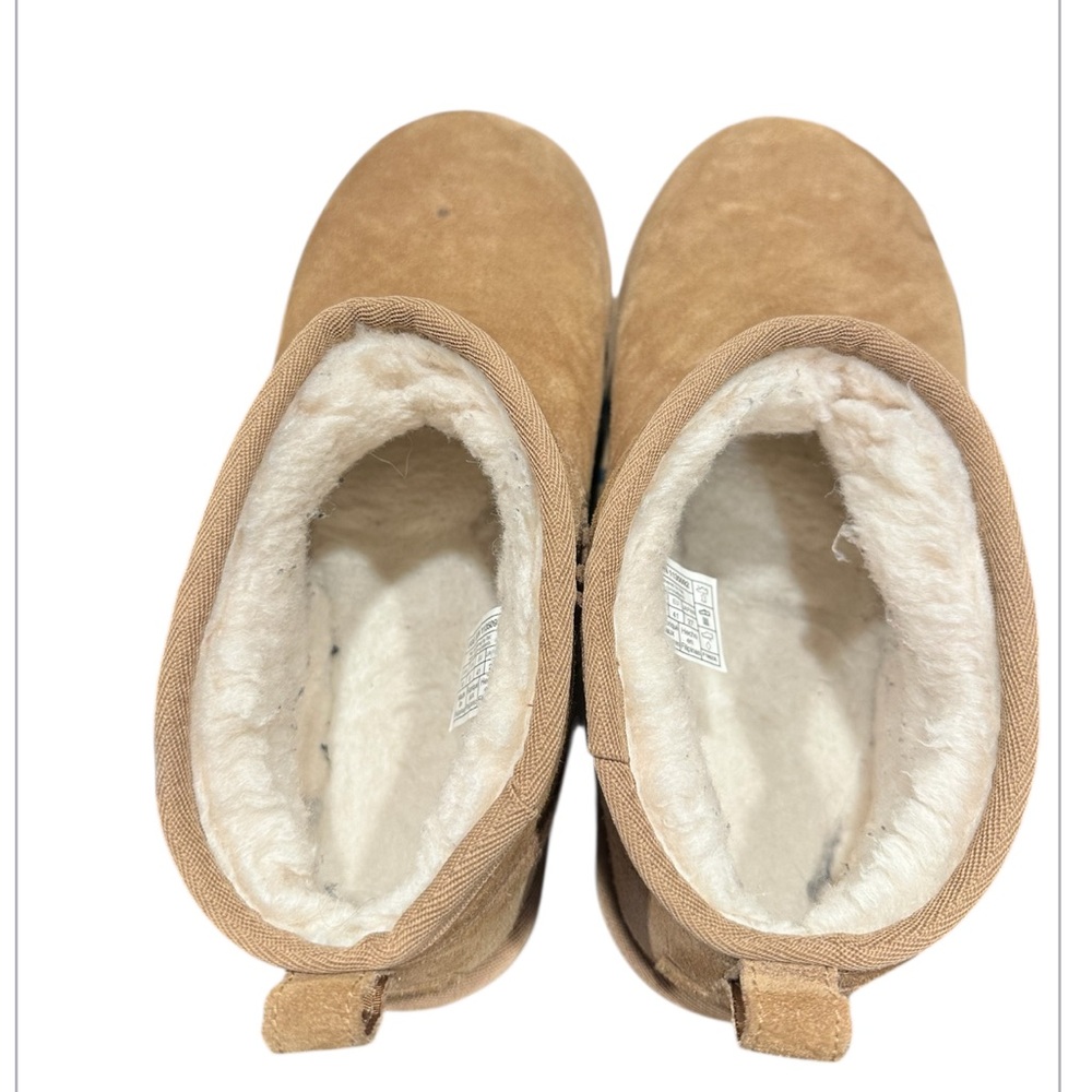 UGG Classic Ultra Mini Platform Boots in Chestnut Size 10 - Picture 7 of 13